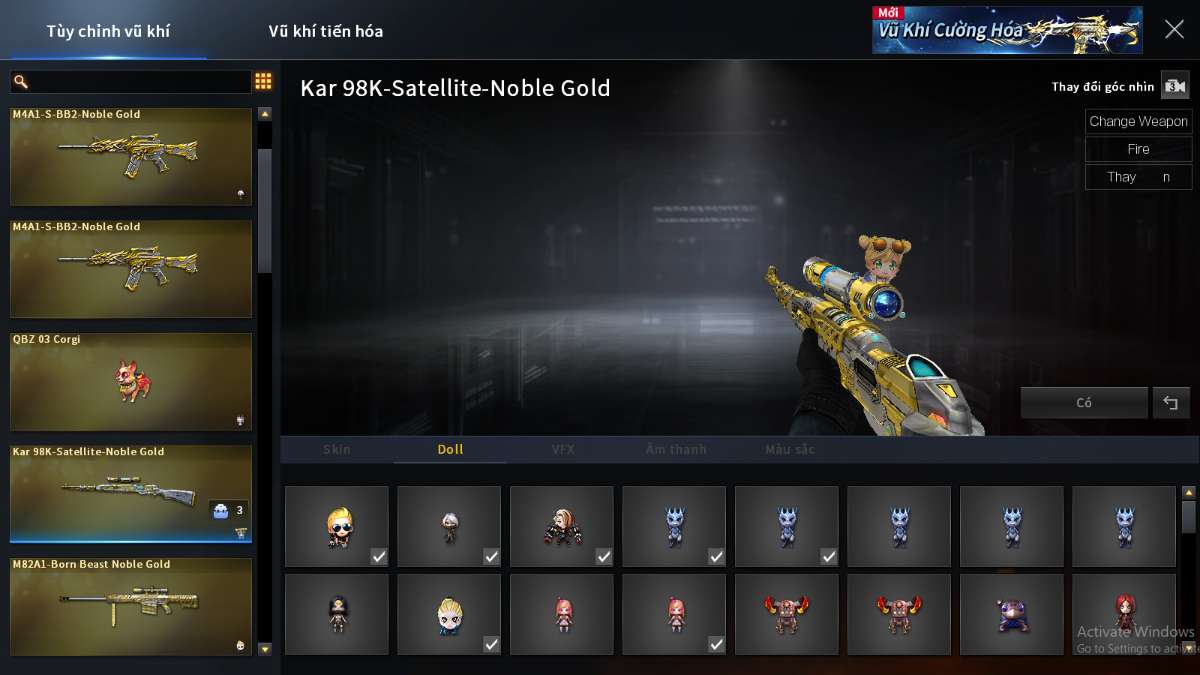 shop acc cf uy tin gia re